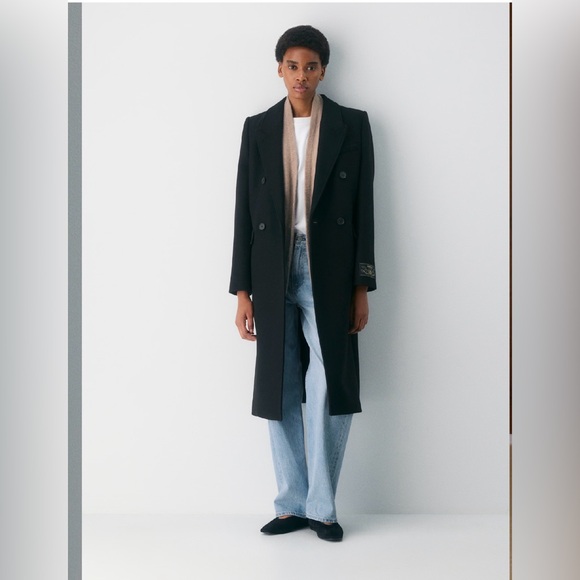 Babaton The Constant Coat in Black - Picture 6 of 7